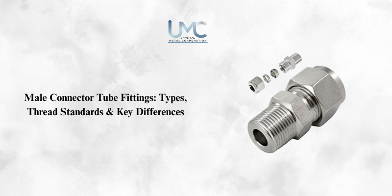 Male Connector Tube Fittings